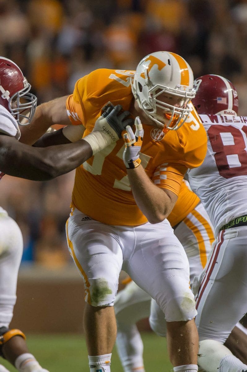 Knoxville native and former University of Tennessee defensive tackle, VFL Daniel Hood